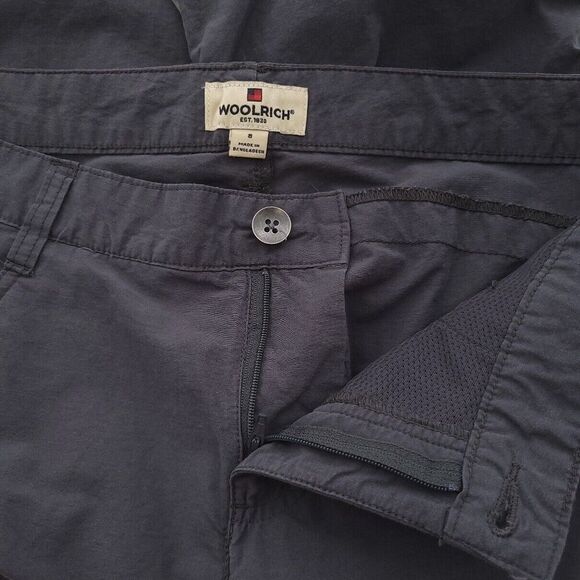Woolrich Solid Gray Cargo Capri Outdoor Hiking Womens Size 8 - Picture 9 of 11